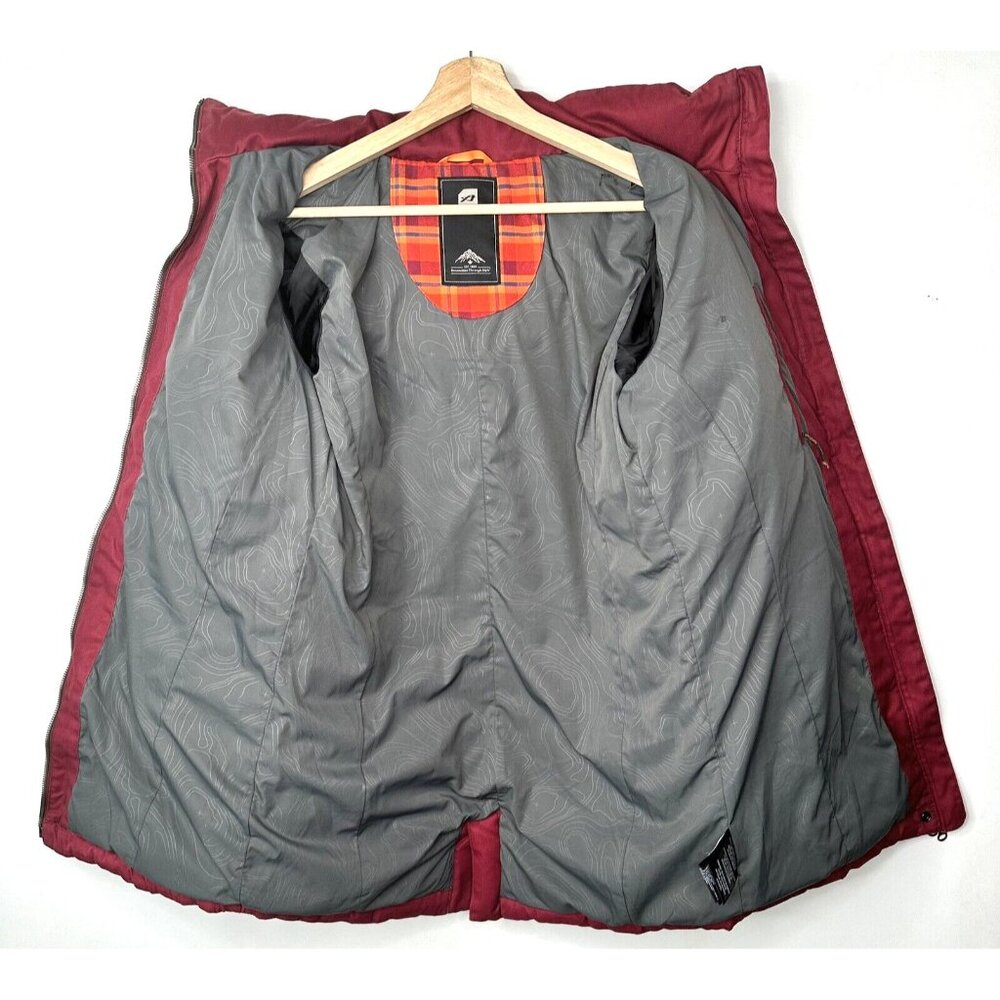 Orage Womens Parka Winter Coat Outdoor Insulated Lined Hooded Pockets Red XL - Picture 6 of 16